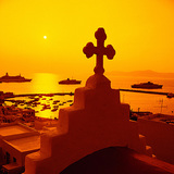 Sunset on the island of Mykonos