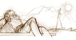 Bodies that absorb sunlight heat up