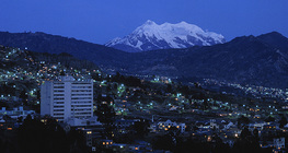 La Paz, the administrative capital of Bolivia