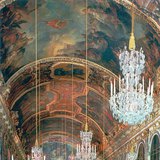The Hall of Mirrors in the Palace of Versailles, France