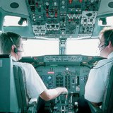Cockpit of an airplane