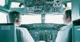 Cockpit of an airplane