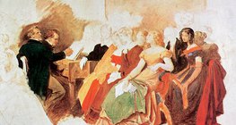 Moritz von Schwind: Schubertiade (1868)