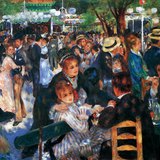 Auguste Renoir: Dance at Le Moulin de la Galette (1876, Impressionism)