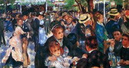 Auguste Renoir: Dance at Le Moulin de la Galette (1876, Impressionism)