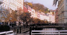 Karlovy Vary, the popular spa town