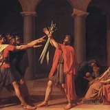 David - Oath of the Horatii (1784, Classicism)