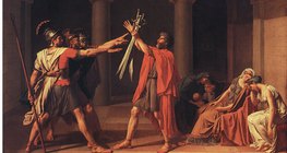 David - Oath of the Horatii (1784, Classicism)