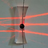 Rays of light passing through a concave lens