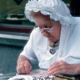 Making of the Brussels lace