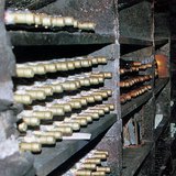Wines in a wine cellar