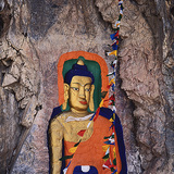 Painting of Buddha in Tibet