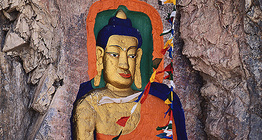 Painting of Buddha in Tibet
