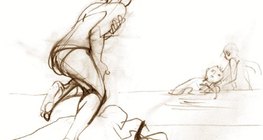 The evaporating liquid cools the body