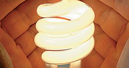 A compact fluorescent lamp