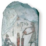 Housekeeping depicted by an Egyptian painting