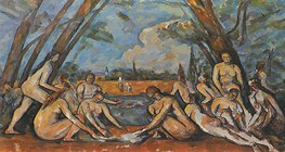 Paul Cézanne: The Bathers (1898-1905, post-Impressionism)