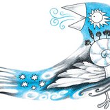 Hajnalban egy madár kiált, láthatatlan madár a dombon, erdeje az egész világ, de elrepül, ha nevét kimondom. (Tóth Bálint)