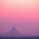 Castle of Monteagudo at sunset