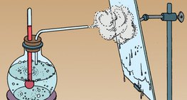 Condensation of steam