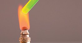 Heating a test tube