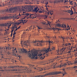 Impact crater in the Sahara