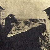 The world's first photograph taken by Niépce in 1826