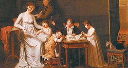 Joseph Marcellin Combette - Portrait of a Family (1800-1801)