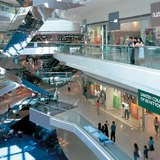 Modern shopping mall in Hong Kong