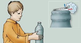 An experiment to heat air