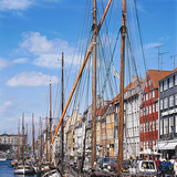 Boats in the Port of Copenhagen