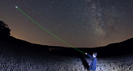 Jupiter and the band of the Milky Way