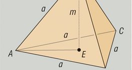 Volume of the tetrahedron