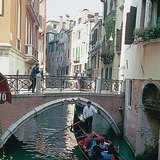 Gondola transportation in Venice