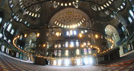 Interior of the Blue Mosque