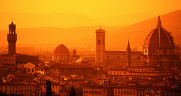 View of Florence with the cathedral