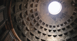 Interior of the Pantheon's dome, Rome