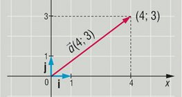 The coordinates of a vector in the plane are identified with its basis vectors 