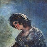 Francisco Goya: The milkmaid of Bordeaux (1827, Romanticism)