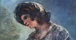 Francisco Goya: The milkmaid of Bordeaux (1827, Romanticism)