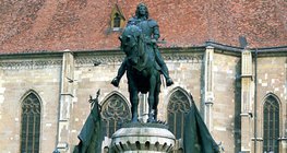 Statue of King Matthias in Cluj-Napoca