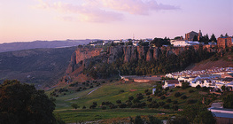 Ronda, a small town built on the edge of a cliff