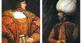 Louis II of Hungary and Ottoman Sultan Suleiman the Magnificent