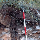 Section of lithosoil