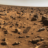Image of the surface of Mars taken by the Viking lander