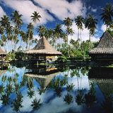 Tourist paradise on the Moorea Island