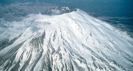 The Mount St. Helens volcano