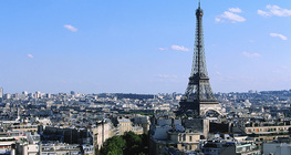 View of Paris with the Eiffel Tower