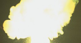 Αντίδραση ψευδάργυρου και θείου (εξώθερμη)