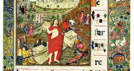 Picture of a Gregorian chant notation